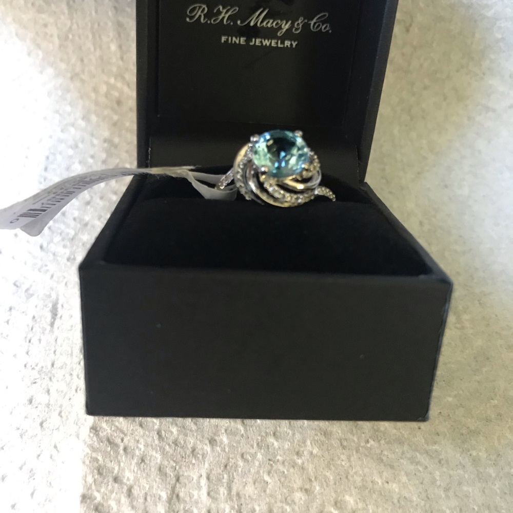 New Blue Topaz ring
